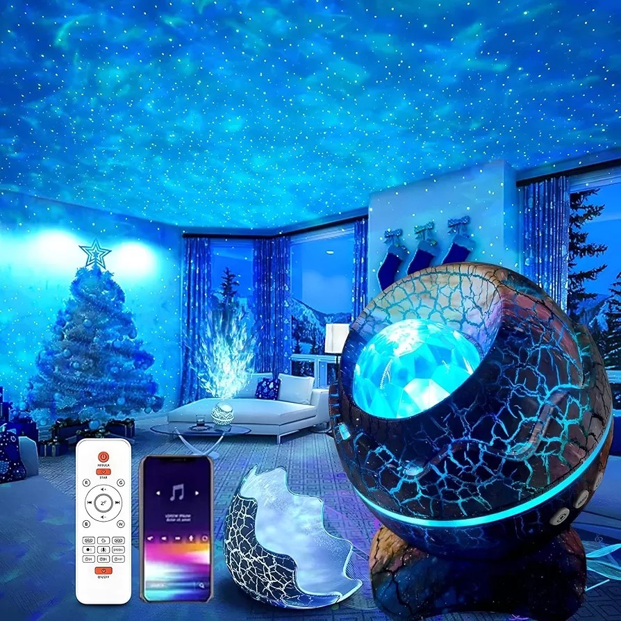 جهاز عرض LED جالاكسي على شكل بيضة ديناصور